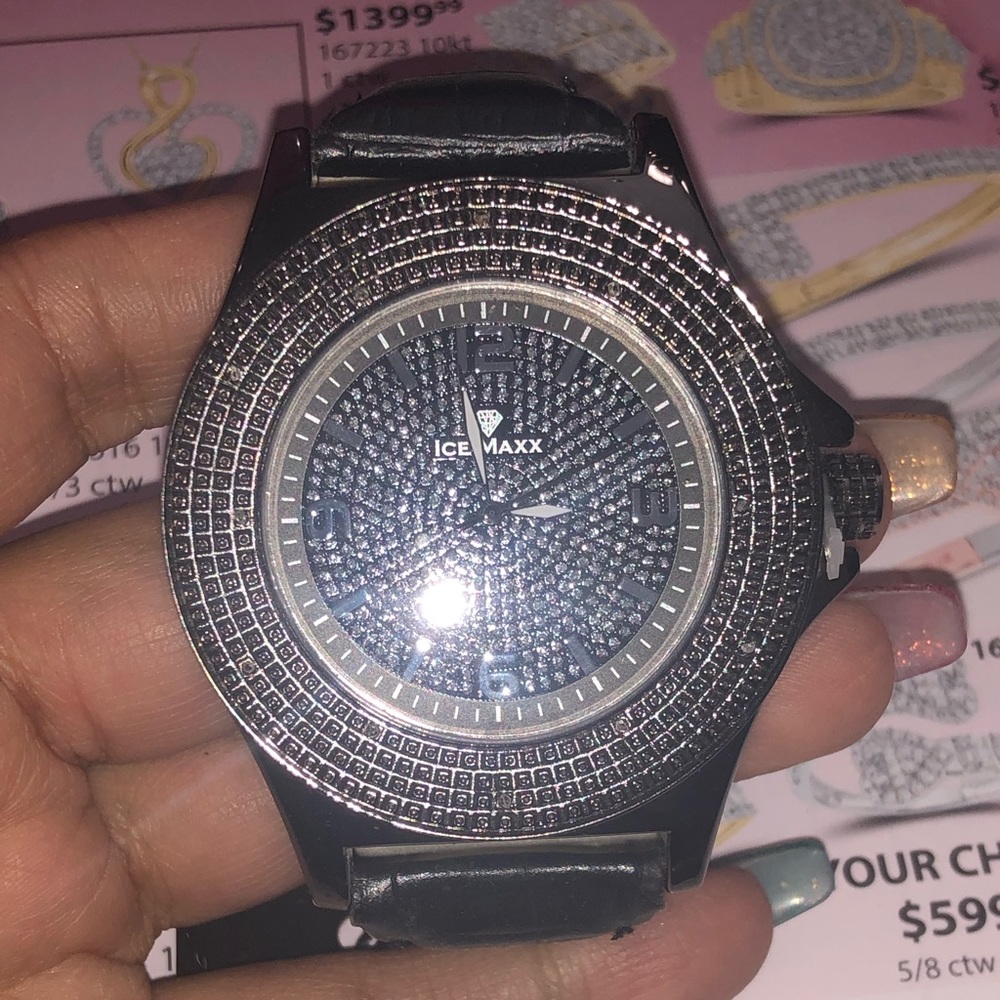 Real Diamond men watch not CZ best gift exclusive diamond Watch collection sale!